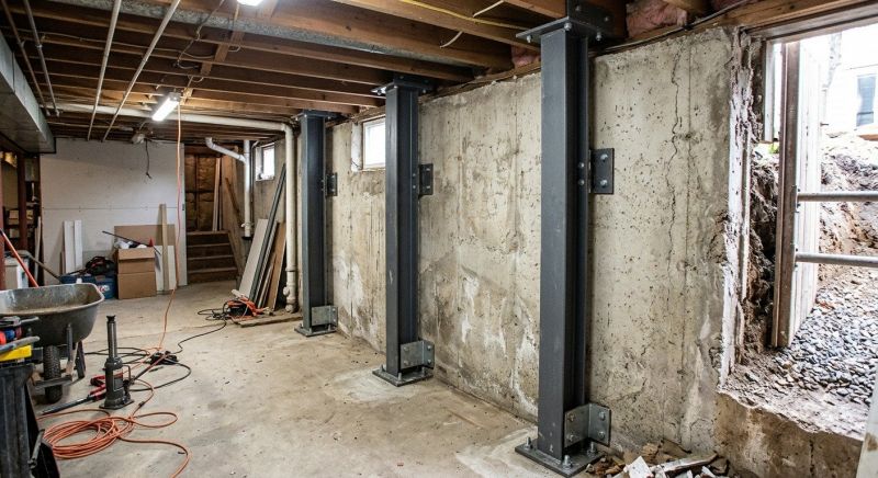 Basement Stabilization in Moncks Corner, SC