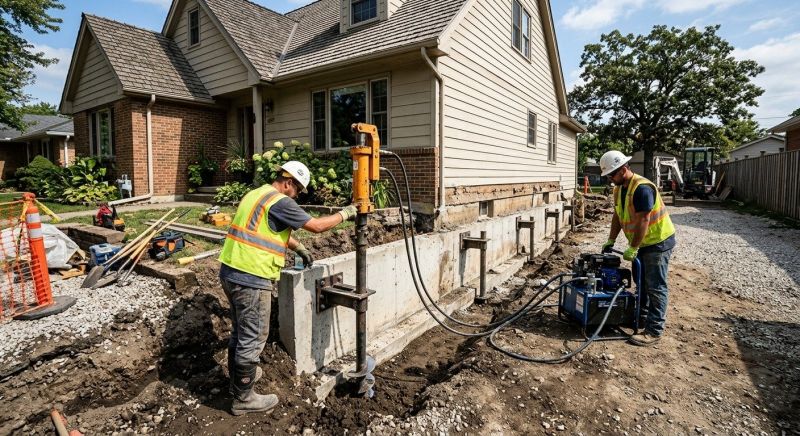 Basement Stabilization in Moncks Corner, SC