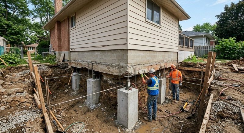 Basement Underpinning in Moncks Corner, SC