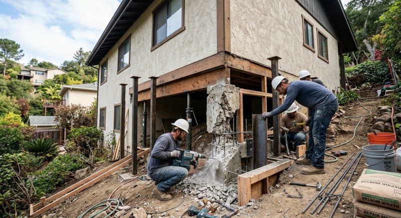 Concrete Foundation Repair in Dorchester County, SC
