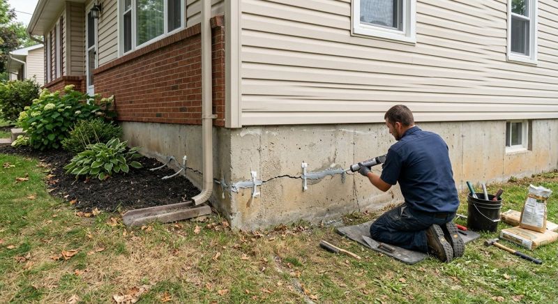 Cracked Foundation Repair in Goose Creek, SC