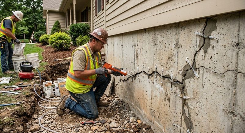 Cracked Foundation Repair in Ladson, SC