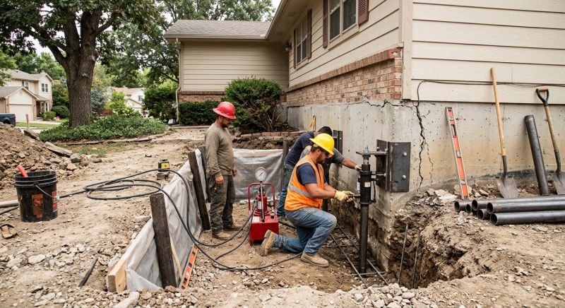 Cracked Foundation Repair in North Charleston, SC