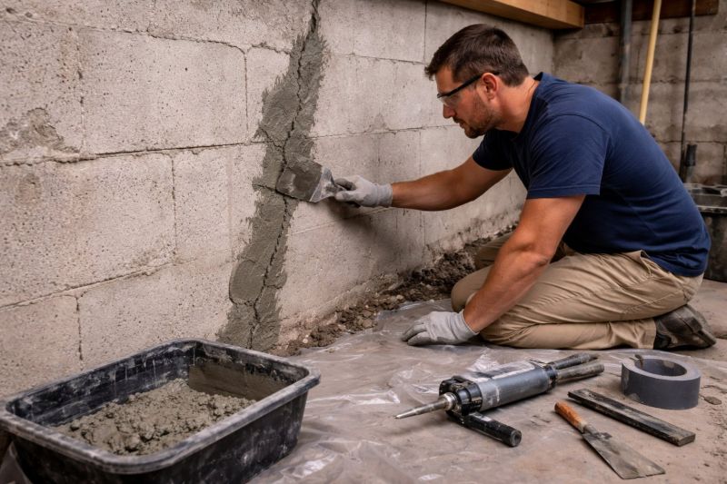 Foundation Crack Repair in Dorchester County, SC