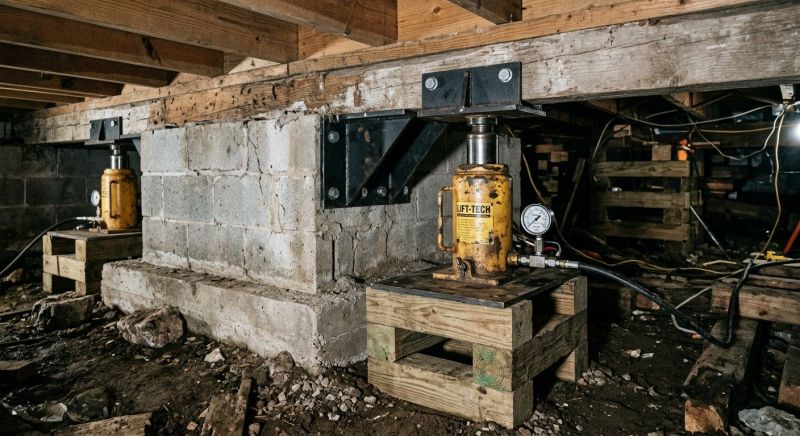 Foundation Jacking in Berkeley County, SC