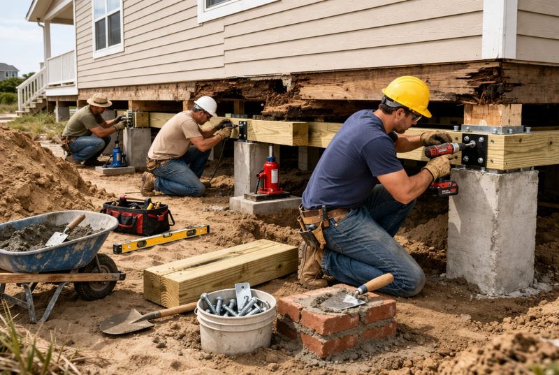 Foundation Raising in Summerville, SC
