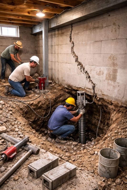 Foundation Structural Repair in Awendaw, SC