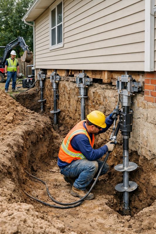 Sinking Foundation Lifting in Moncks Corner, SC