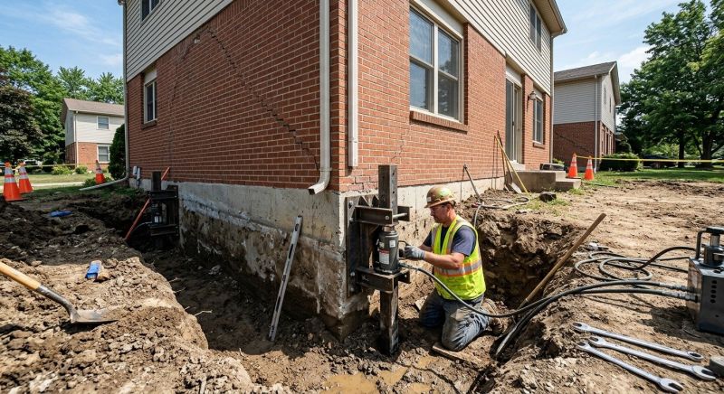 Sinking Foundation Repair in Berkeley County, SC
