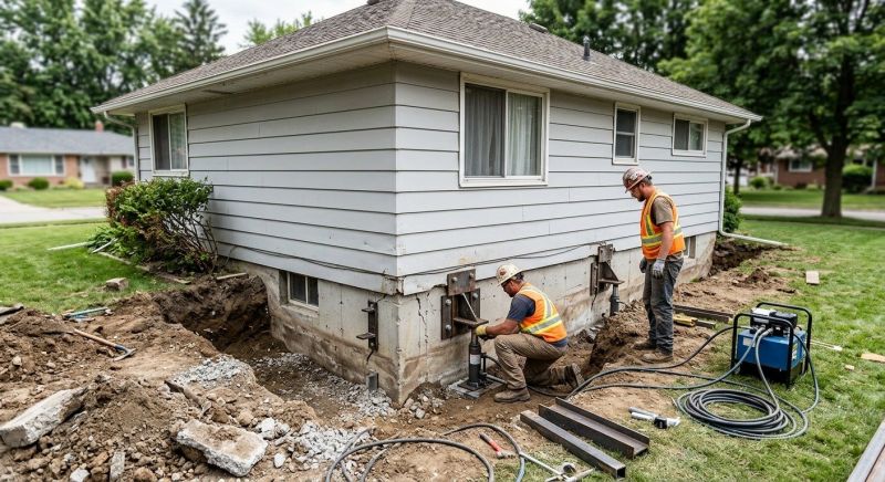 Sinking Foundation Repair in Bonneau, SC