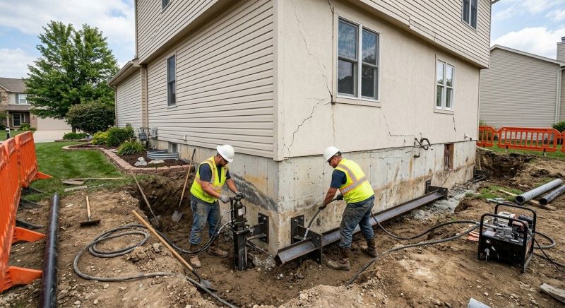 Sinking Foundation Repair in Goose Creek, SC