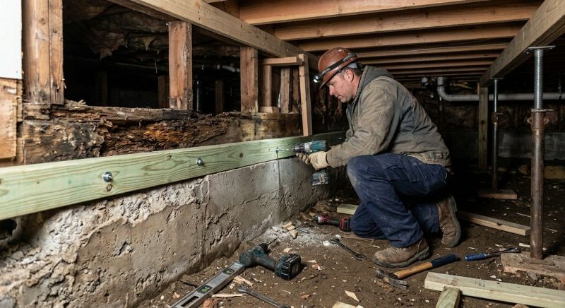 Sinking Foundation Repair in Saint Stephen, SC