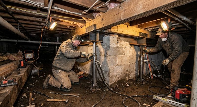 Structural Foundation Repair in Bonneau, SC