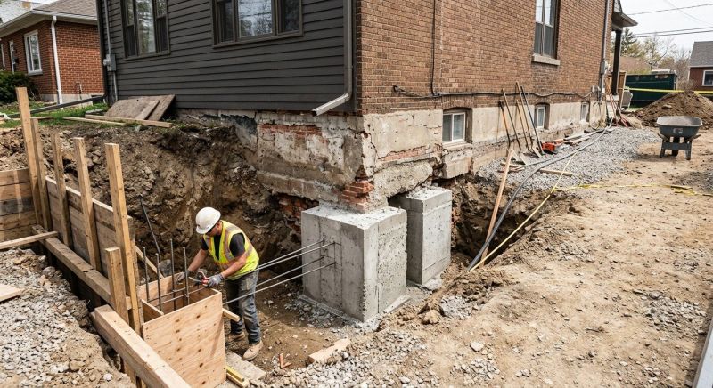 Structural Underpinning in Moncks Corner, SC